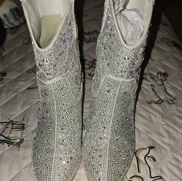 Vimitty boots rhinestone glitter - Picture 3 of 5